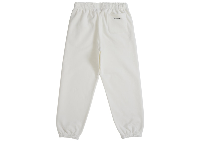 Supreme S Logo Sweatpant (FW25) White 圖 2
