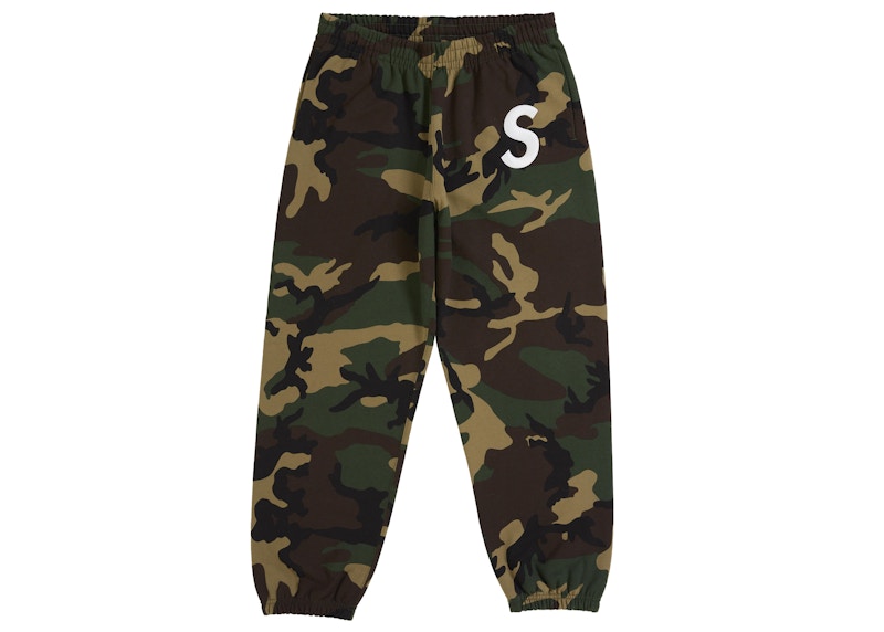 Supreme S Logo Sweatpant (FW25) Woodland Camo