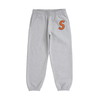 Supreme S Logo Sweatpant (SS25) Ash Grey