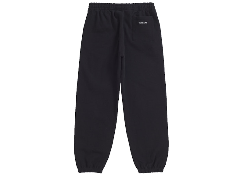 Order Supreme S 标志休闲裤 (SS25) 黑色