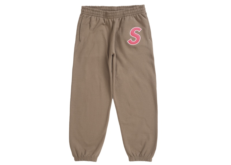 Supreme S Logo Sweatpant (SS25) Dusty Brown