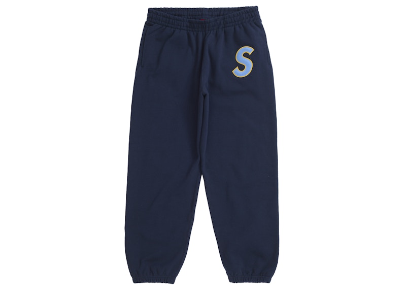 Buy Supreme S 标志休闲裤 (SS25) 海军蓝