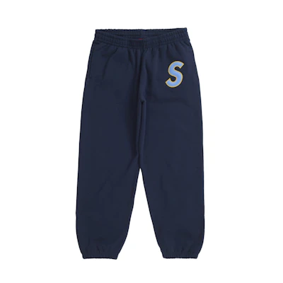 Supreme S Logo Sweatpant (SS25) Navy
