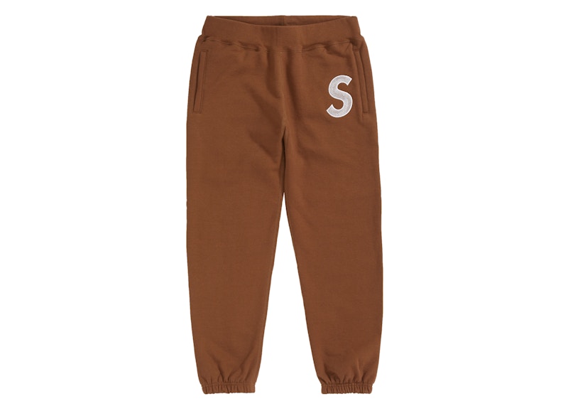 Buy シュプリーム Sロゴ スウェットパンツ (茶)
