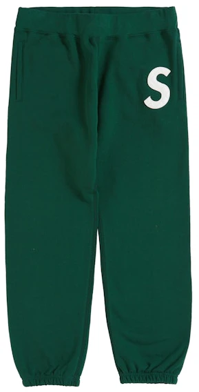 supreme-s-logo-sweatpant-dark-green