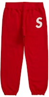 Supreme S Logo Sweatpant Red