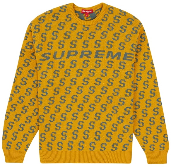 supreme-s-repeat-sweater-yellow