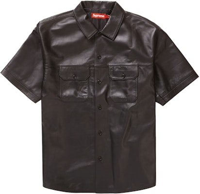 supreme Leather Work Shirt