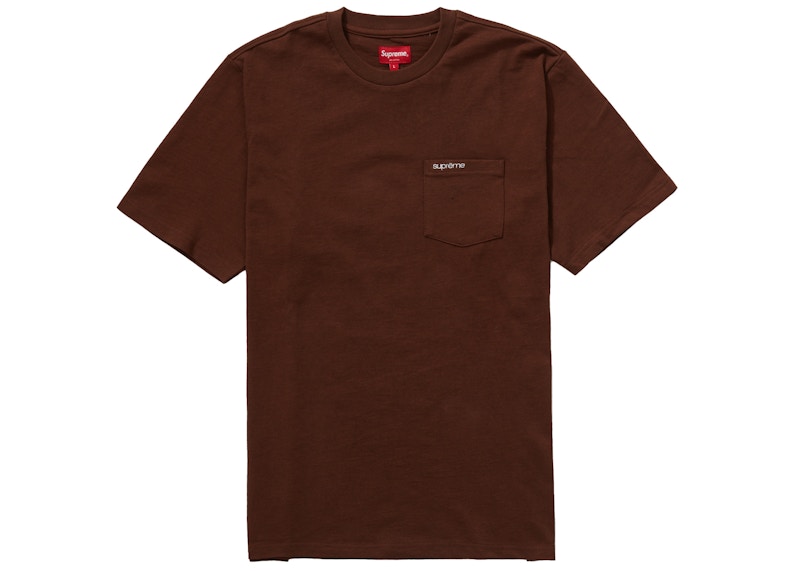 Supreme S/S Pocket Tee (FW21) Brown