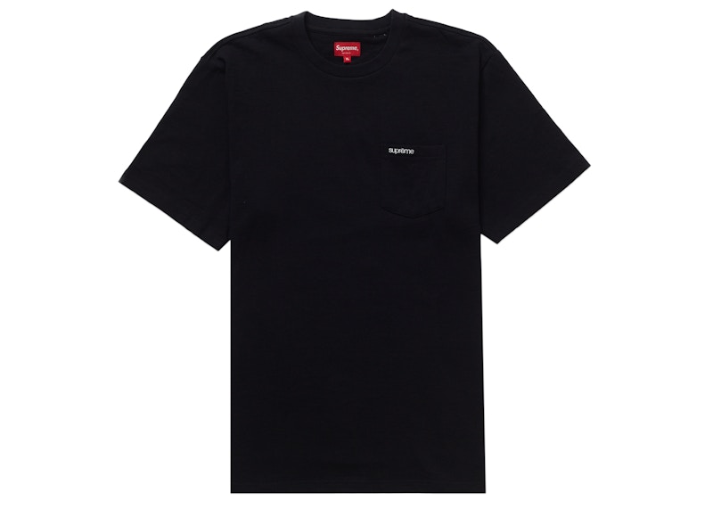 Buy 슈프림 반팔 포켓 티셔츠 (22FW) 블랙 

