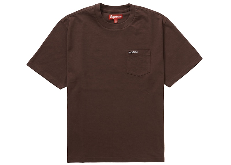 Supreme S/S Pocket Tee (FW23) Brown
