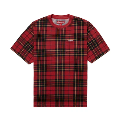 Supreme S/S Pocket Tee (FW23) Plaid