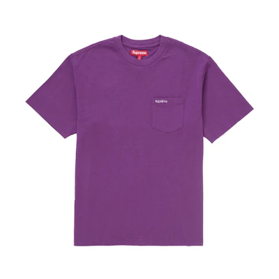Supreme S/S Pocket Tee (FW24) Purple