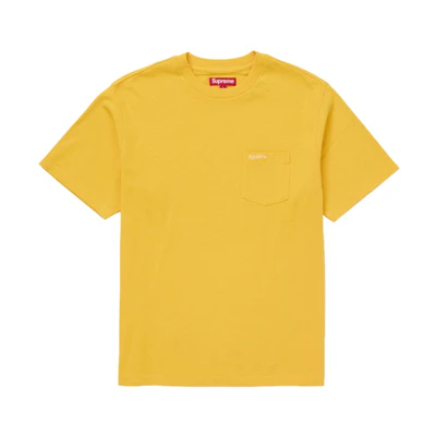 Supreme S/S Pocket Tee (FW24) Yellow