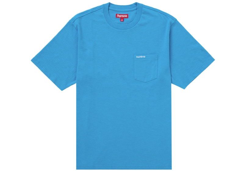 Supreme S/S Pocket Tee (FW25) Blue