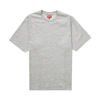 Supreme S/S Pocket Tee (SS23) Heather Grey