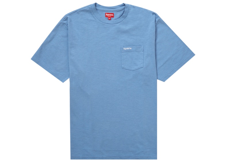 Buy Supreme S/S Pocket Tee (SS23) Light Slate