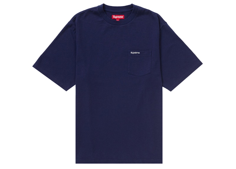 Supreme S/S Pocket Tee (SS24) Navy