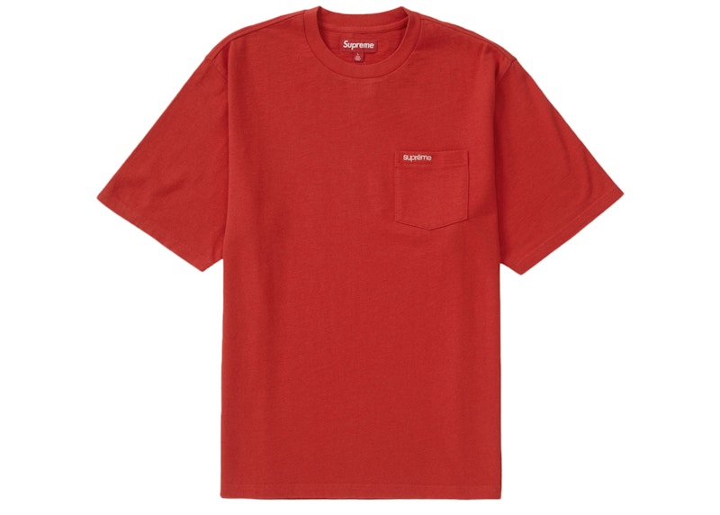 Supreme S/S Pocket Tee (SS24) Red