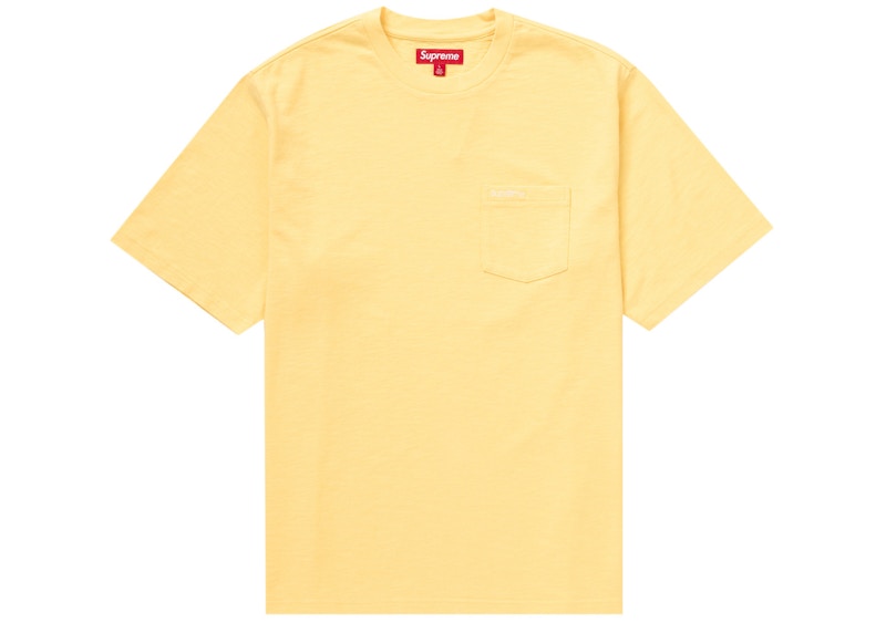 Supreme S/S Pocket Tee (SS24) Yellow