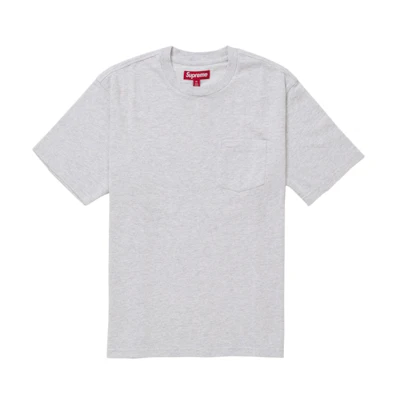 Supreme S/S Pocket Tee (SS25) Heather Grey