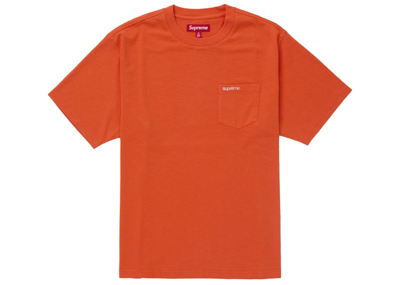Supreme S/S Pocket Tee (SS25) Orange