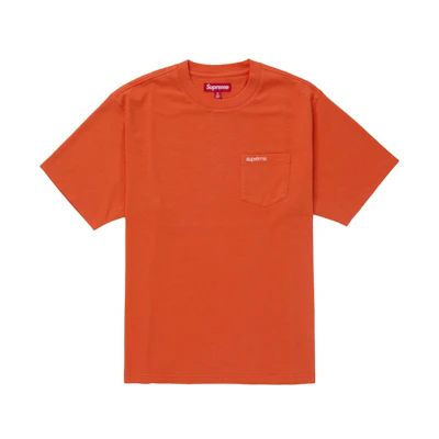Supreme S/S Pocket Tee (SS25) Orange