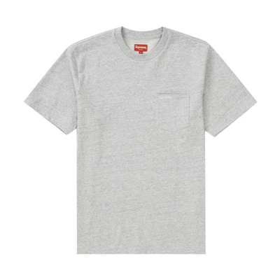 Supreme S/S Pocket Tee Heather Grey (SS21)