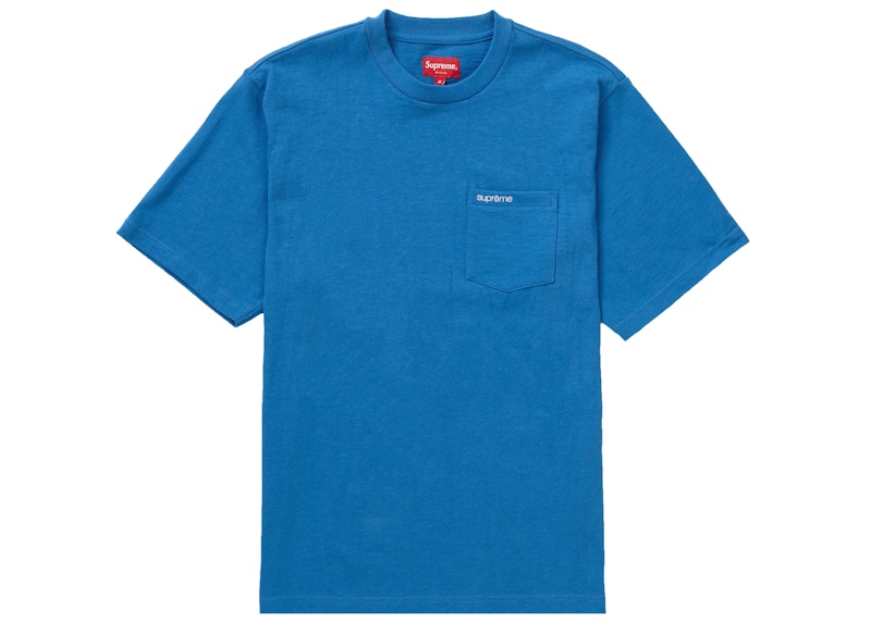 Buy 슈프림 21SS 포켓 티셔츠 (페일 로얄) 
