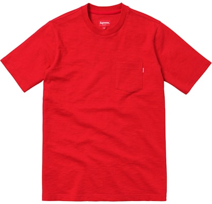 Supreme S/S Pocket Tee Red Buy Supreme S/S Pocket Tee Red