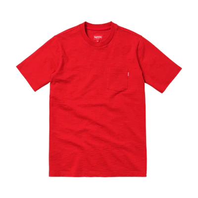 Supreme S/S Pocket Tee Red