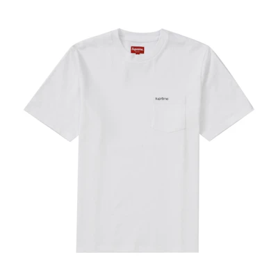 Supreme S/S Pocket Tee White (SS21)