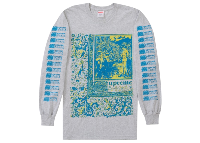 Supreme Saint Sebastian L/S Tee Ash Grey