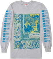 Supreme Saint Sebastian L/S Tee Ash Grey Supreme Saint Sebastian L/S Tee Ash Grey