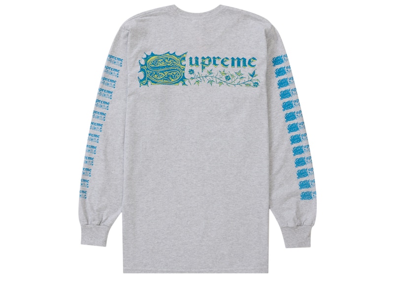 Supreme Saint Sebastian L/S Tee Ash Grey 圖 2