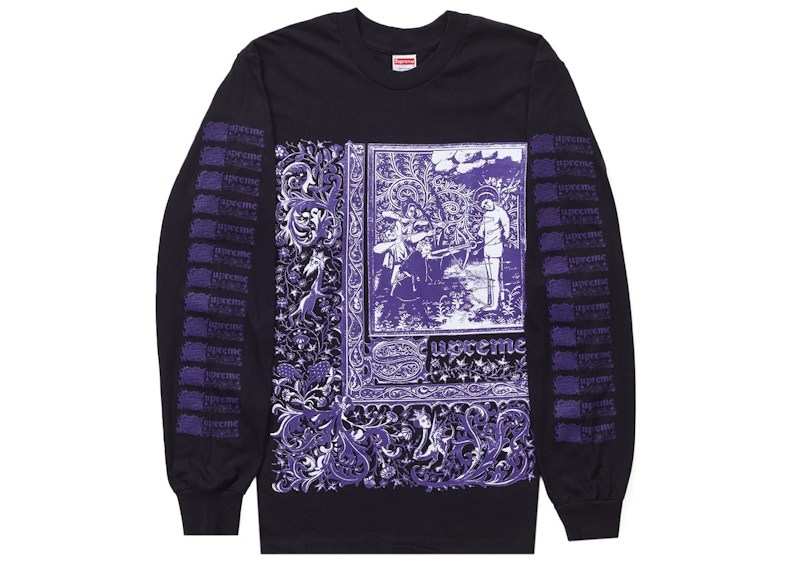 Supreme Saint Sebastian L/S Tee Black