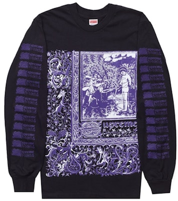 Supreme Saint Sebastian L/S Tee Hitam Buy Supreme Saint Sebastian L/S Tee Hitam