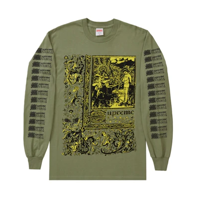 Supreme Saint Sebastian L/S Tee Olive