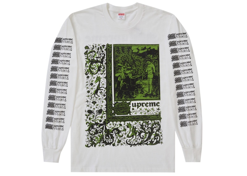 Buy Supreme Small Box L/S Tee Olive Digi Camo - Novelship