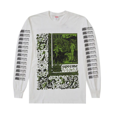 Supreme Saint Sebastian L/S Tee White