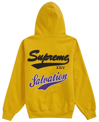 Supreme Salvation 黄色拉链连帽卫衣 Order Supreme Salvation 黄色拉链连帽卫衣