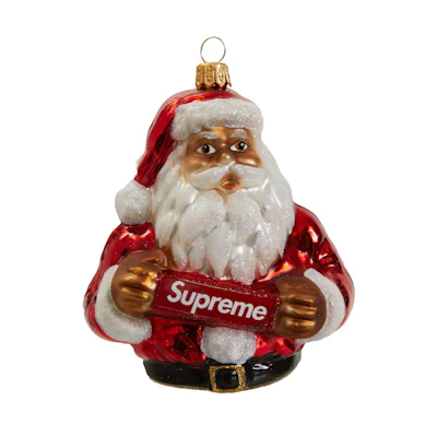Supreme Santa Ornament Red