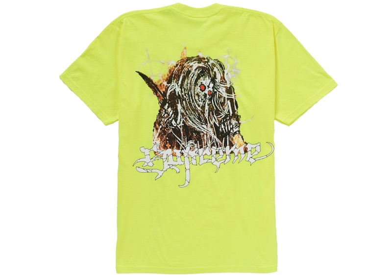 Supreme Satan Tee Fluorescent Yellow