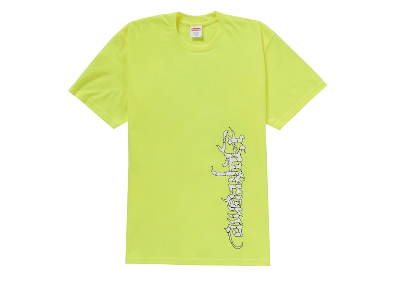 Supreme Satan Tee Fluorescent Yellow 圖 2