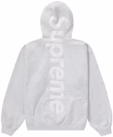 Supreme Satin Appliqué Hooded Sweatshirt (FW23) Ash Grey Supreme Satin Appliqué Hooded Sweatshirt (FW23) Ash Grey