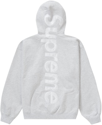 Supreme Satin Applique Hooded Sweatshirt-