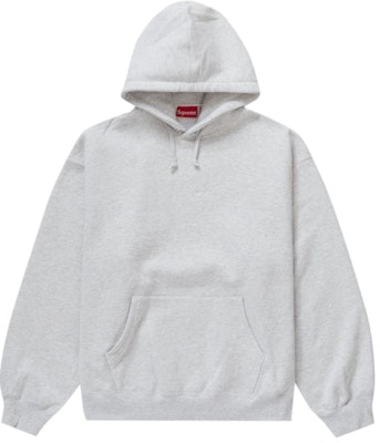 Supreme Satin Appliqué Hooded Sweatshirt (FW23) Kelabu Abu-Abu. Order Supreme Satin Appliqué Hooded Sweatshirt (FW23) Kelabu Abu-Abu.