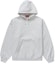 Order Supreme Satin Appliqué Hooded Sweatshirt (FW23) Kelabu Abu-Abu.