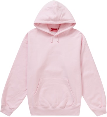 Supreme Satin Appliqué Hooded Sweatshirt (FW23) Light Pink