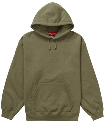 Supreme Satin Appliqué Hooded Sweatshirt (FW23) Light Olive Order Supreme Satin Appliqué Hooded Sweatshirt (FW23) Light Olive